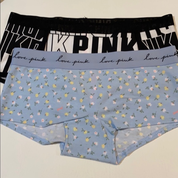 Bundle NWT VS Pink Logo BoyShorts Small - Picture 5 of 9